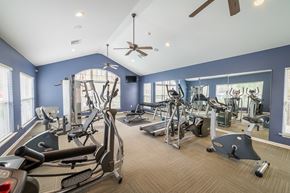 Columbia apartment for rent - A spacious gym with a variety of exercise equipment.