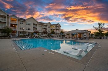 Resort-style sparkling pool