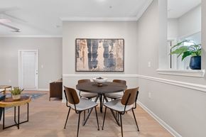 Charlotte apartment for rent - the preserve at ballantyne commons dining room with table and chairs