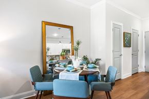 Hope Mills apartment for rent - A dining room with a table set for four.