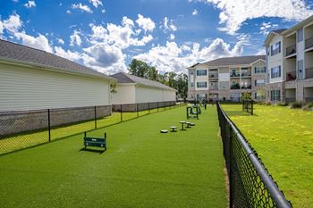 Bark park at hawthorne at leland in leland, nc