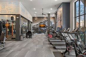 Cornelius apartment for rent - A gym with treadmills and exercise equipment.