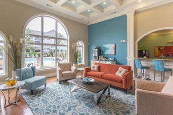 Enjoy a cup of complimentary coffee from the clubhouse at hawthorne at the meadows