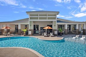 Wake Forest apartment for rent - Custom Saltwater Swimming Pool with Sun Shelf and Inset Seating