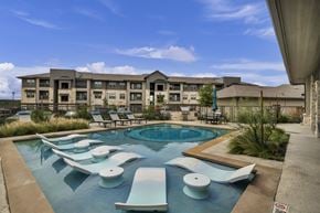 San Marcos apartment for rent - Resort Style Pool with Water Lounger Chairs