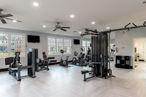 Fayetteville apartment for rent - the gym at the flats at big tex apartments