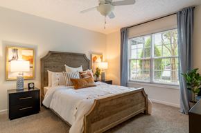Fayetteville apartment for rent - the preserve at ballantyne commons bedroom with large bed