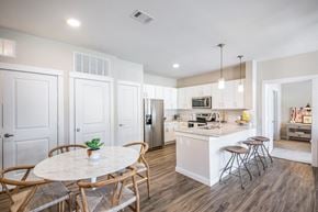 San Marcos apartment for rent - Modern Kitchen With Energy Efficient Appliances and White Quartz Countertops