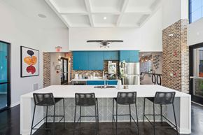 Raleigh apartment for rent - a dining room with a table and chairs