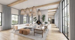 Ocean Isle Beach apartment for rent - Coastal Inspired Luxury Clubhouse With Modern Fireplace And Cozy Seating