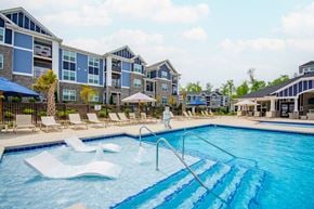 Greensboro apartment for rent - the swimming pool at the preserve at polk apartments