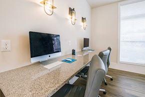 Pooler apartment for rent - the preserve at ballantyne commons office space with desk and computer