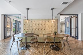Rosemary Beach apartment for rent - a dining room with a table and chairs