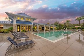 Jacksonville apartment for rent - sparkling swimming pool at Ocean Blue Apartments in Jacksonville, FL