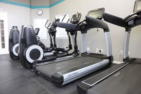 Waukegan apartment for rent - 24 HR Fitness Center at Landings at Amhurst Lake Apartments, Illinois