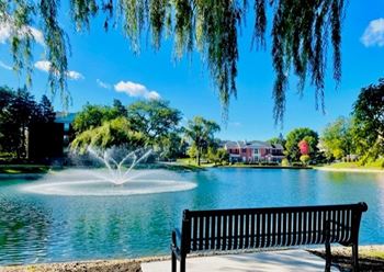30+ Acres of award winning mature landscaping with weeping willows