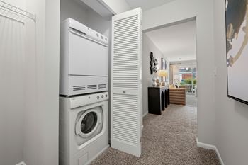 In-home washer & dryer in all one-, two-, and three-bedroom apartments