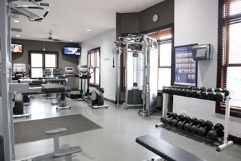 State-of-the-art gym and spin studio