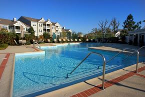 Waukegan apartment for rent - Pool view at Landings at Amhurst Lake Apartments, Waukegan, 60085
