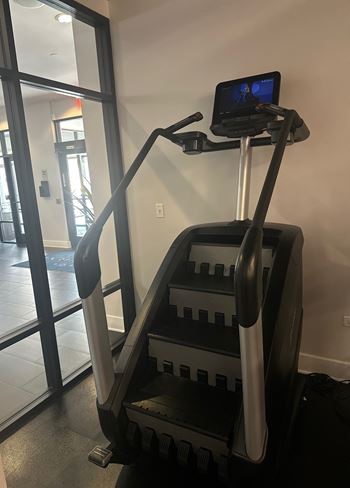 Brand new peloton bike, smith machine and stairmaster