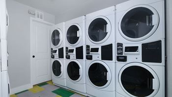Newly updated laundry center