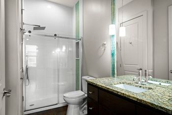 Custom tile walk-in showers