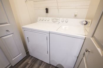 Washer and dryer connections