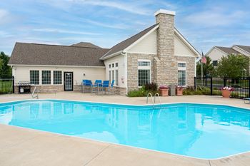 Sparkling pool with sundeck