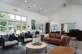Resident clubhouse with hdtvs & gathering space