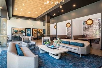 Community lounge with billiards