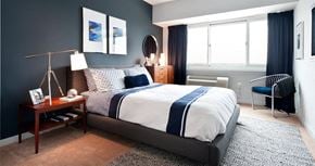 New Brunswick apartment for rent - Model apartment bedroom