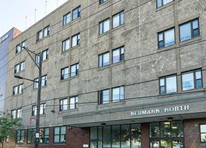 Philadelphia apartment for rent - a large building with a sign on the front of it