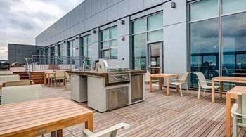Rooftop deck and grilling stations