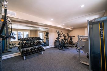 Newly renovated fitness center