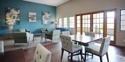 Tucson apartment for rent - A dining room with a table and chairs.
