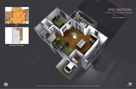 Floor plan for 1 bed, 1 bath, 1148 sqft