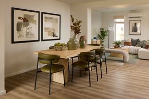 Puyallup townhouse for rent - A dining room with a table and chairs.
