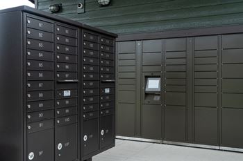 Secure parcel pending lockers
