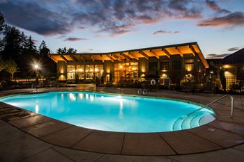Heated resort-style pool