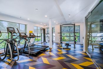 Fully equipped fitness center