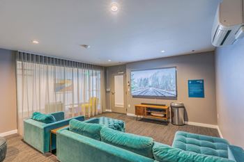 Private media room