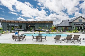 Heated resort-style pool