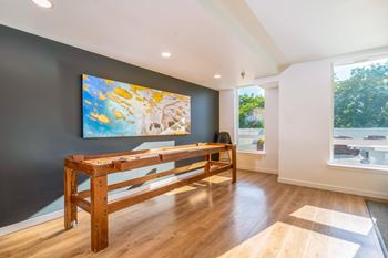 Shuffleboard table & pool table