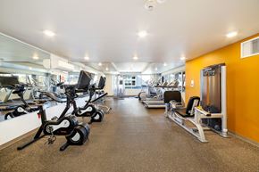 Seattle apartment for rent - the gym at the flats at big tex apartments
