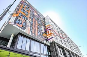 Seattle apartment for rent - a mural on the side of a building