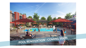 Kent apartment for rent - a rendering of the pool renovation coming soon to the water park