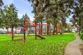 Kent apartment for rent - a playground on the grass in a park