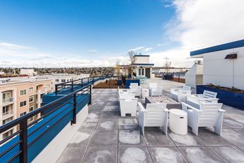 Beautiful, newly upgraded rooftop plaza with panoramic views