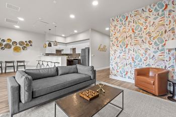 Clubhouse & tv lounge with full kitchen & dining area