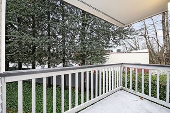 Private balcony or patio